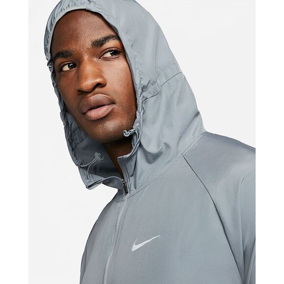 Nike NWT Repel Miler Jacket Reflective Silver/Smoke Grey Medium - Picture 4 of 10